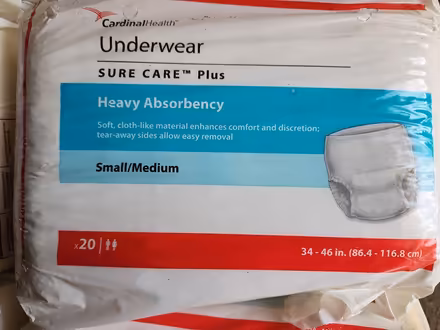Photo of free Adult diapers (Winton/Blossom area, Rochester) #2