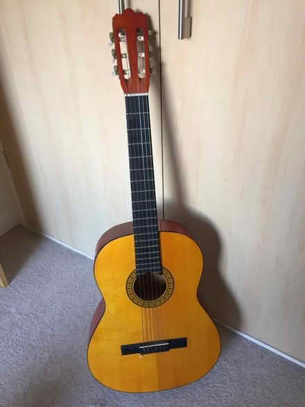 Photo of free Marlin Acoustic Guitar with new medium & light strings (Whiston Lane Ends L35) #1
