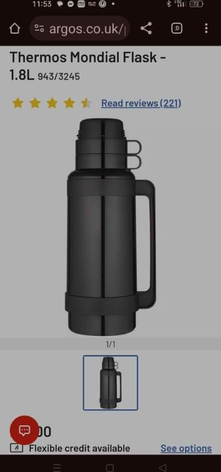 Photo of Large flask (BS8 clifton Wood) #1