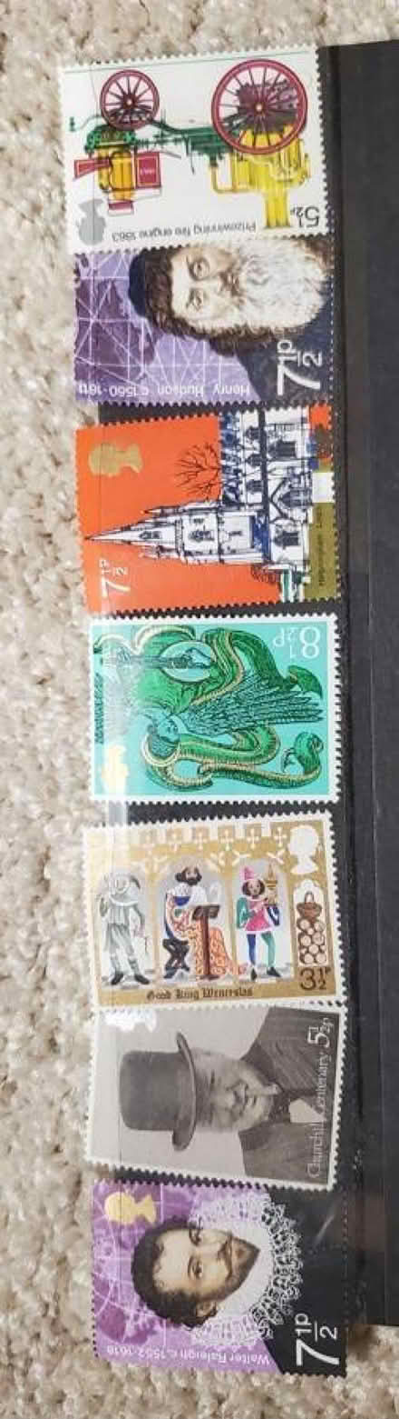 Photo of free unused stamps for collector-- all with 1/2p no longer valid (Waterlooville PO8) #1