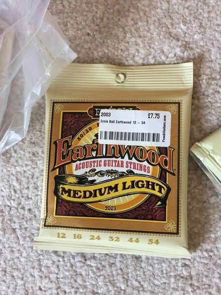 Photo of free Marlin Acoustic Guitar with new medium & light strings (Whiston Lane Ends L35) #3