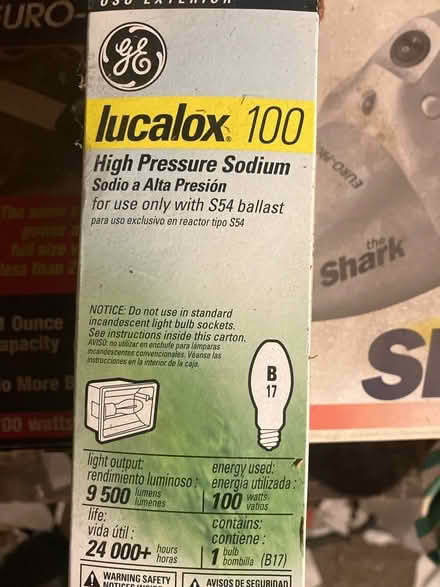 Photo of free Sodium light bulb s54 ballast (Nasssu/albany) #1