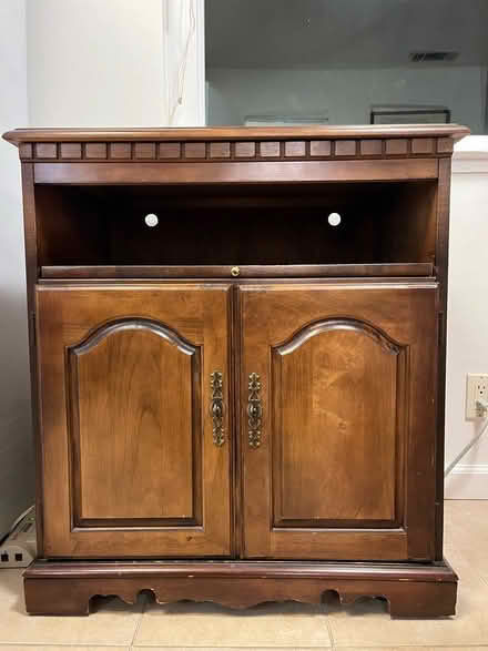 Photo of free Cart w/solid cherry wood doors (94086) #1