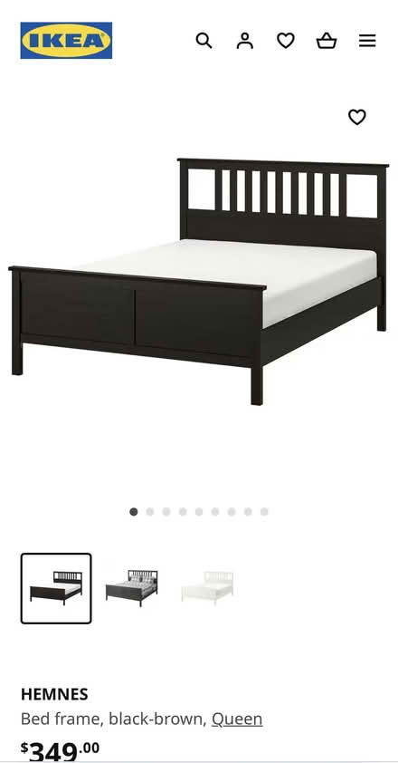 Photo of free IKEA Hemnes Queen Bed + Slats (NoMa) #3