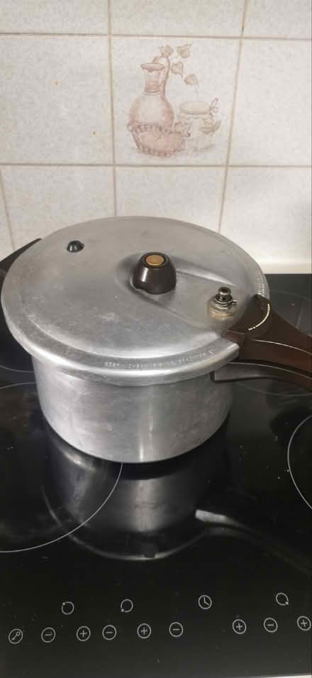 Photo of free Two pressure cooker pans with lids but no weights. (Old Hutton LA8) #2