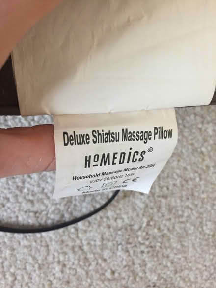 Photo of free Like New - Electric Homedics Shiatsu Massage Pillow (Whiston Lane Ends L35) #3