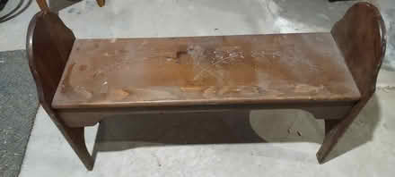 Photo of free Wooden bench (Everett) #1