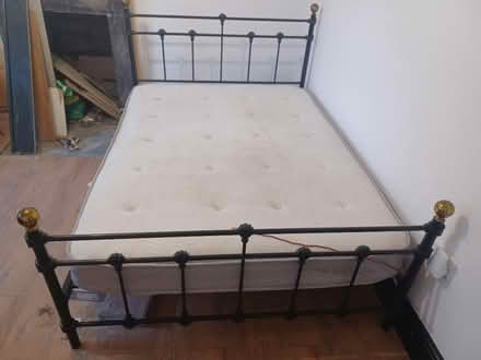 Photo of free Double Bedframe and mattress (Asby CA14) #1