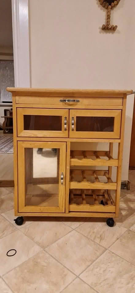 Photo of free Small drinks cabinet with wine rack (Poppintree) #1