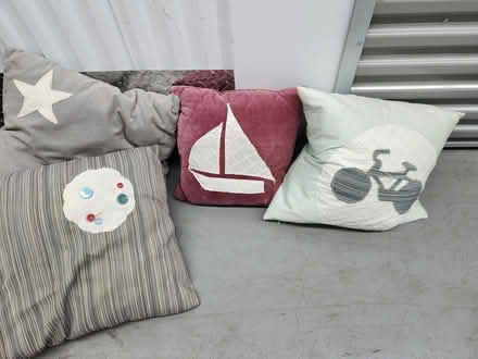 Photo of free Homemade pillows- showing wear (Uptown) #1