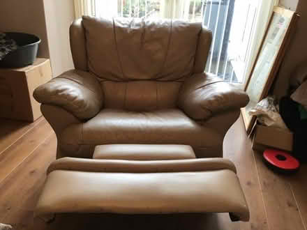 Photo of free Leather recliner chair (Canton CF5) #2