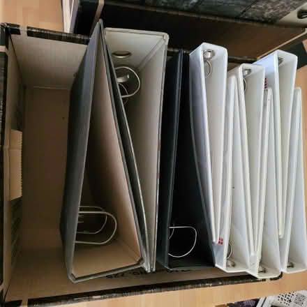 Photo of free Mixed box of lever arch and narrower folders per photo (Sunninghill SL5) #1