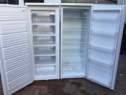 Photo of free Tall larder fridge & freezer VGC (Copsewood CV3) #3