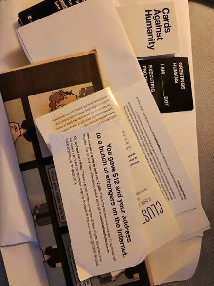 Photo of free Cards Against Humanity extras (Uptown) #1