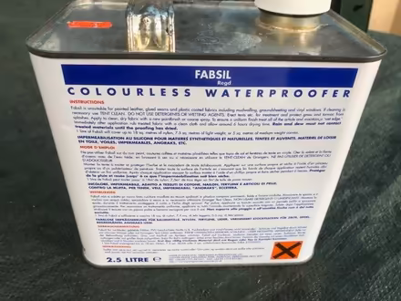 Photo of free Fabsil sealer for tents or other fabric about half full. (Hazlemere HP15) #1