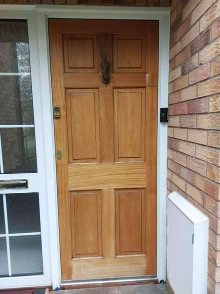 Photo of free Hardwood Front Door (West Haddon NN6) #1