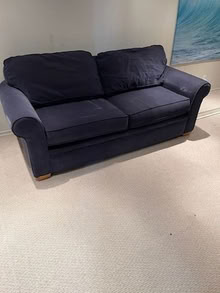 Photo of free Blue couch (Forest heights area) #1