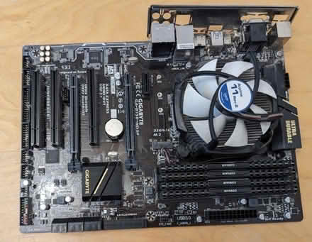 Photo of free Computer motherboard, CPU & RAM (Formby L37) #1