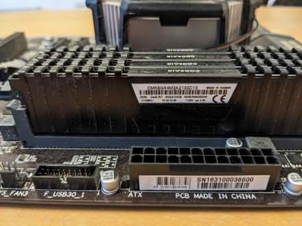 Photo of free Computer motherboard, CPU & RAM (Formby L37) #2