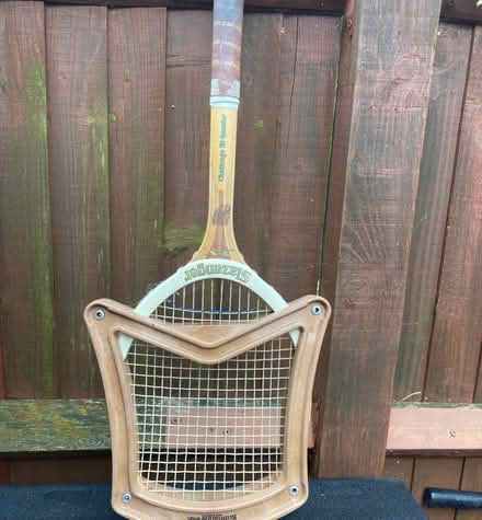 Photo of free Old Slazenger wooden tennis raquet (BN43) #1