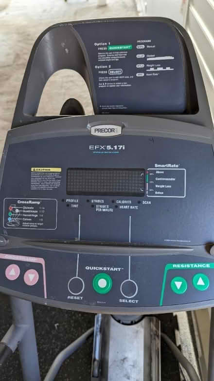 Photo of free Precor 5.17i elliptical (Greenbrae - South Eliseo Drive) #2