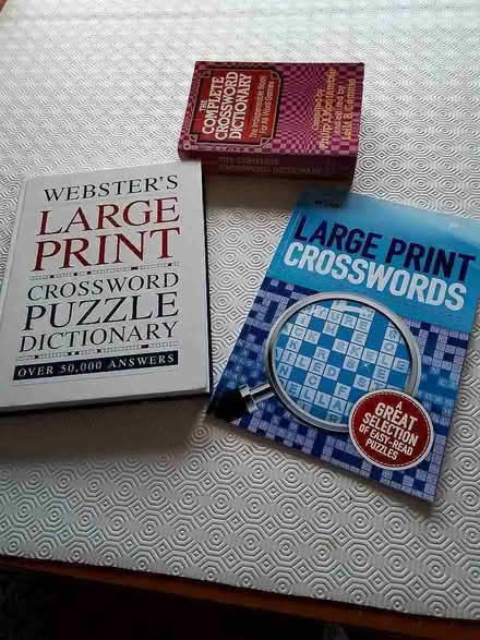 Photo of free Crossword set of books (large print) (Selattyn SY10) #1