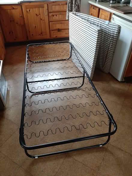 Photo of free Folding bed (Droitwich, Worcester Road.) #3