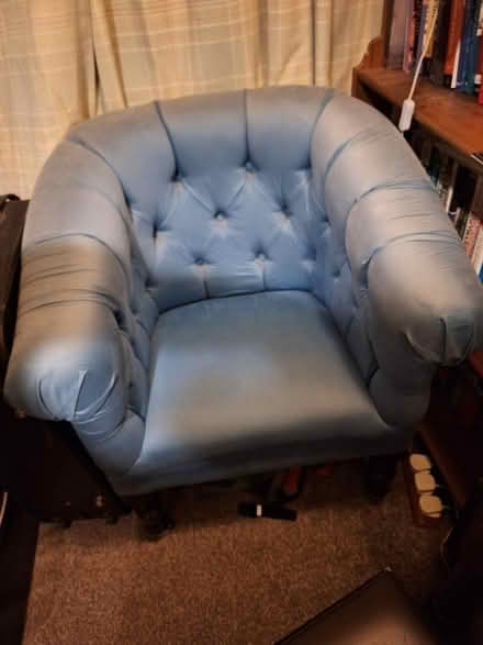 Photo of free Small blue armchair (Forest Hill SE26) #1