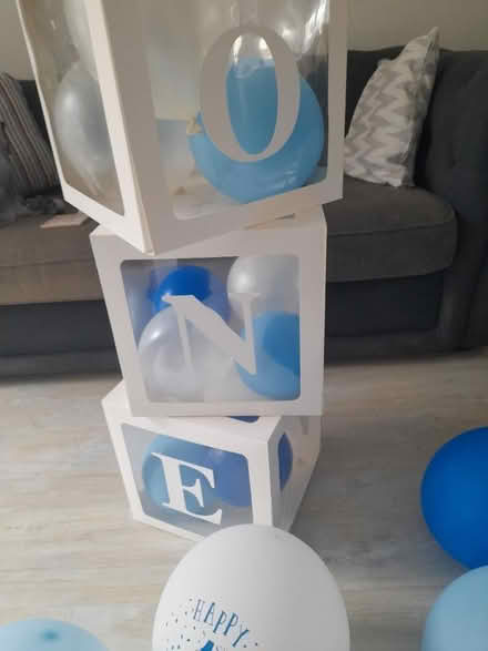 Photo of free One balloons first birthday (Collier Row) #2