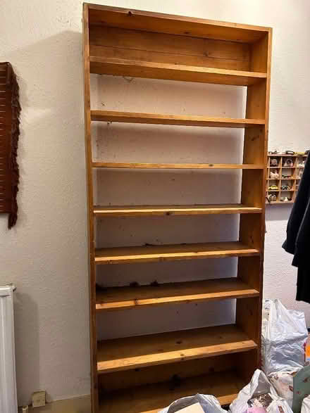 Photo of free Wood book shelves - large (AB25) #1