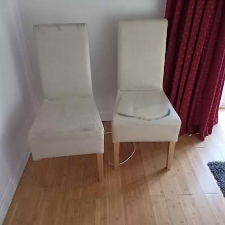 Photo of free Two leather chairs (Meadowcroft SN2) #1