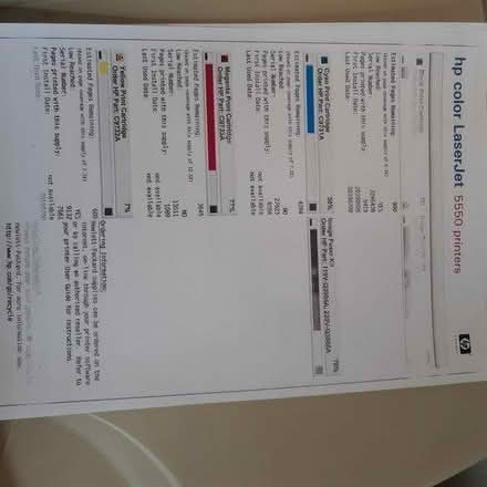 Photo of free HP 5550DTN Workgroup Laser Printer (TW14) #1