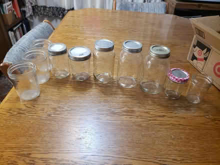 Photo of free canning jars - assorted sizes, 20905 #1