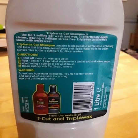 Photo of free Half full bottle of car shampoo (crouch end, N8) #2