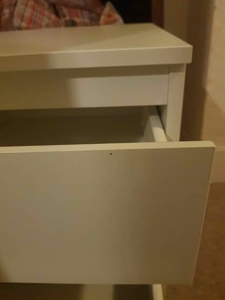 Photo of free IKEA white bedside drawer unit (Barming, Maidstone ME16) #3