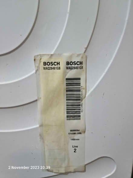 Photo of free Washing machine (Central Saffron Walden) #2