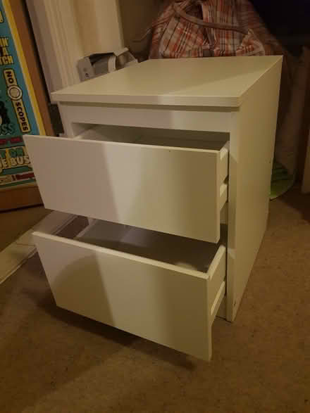 Photo of free IKEA white bedside drawer unit (Barming, Maidstone ME16) #4