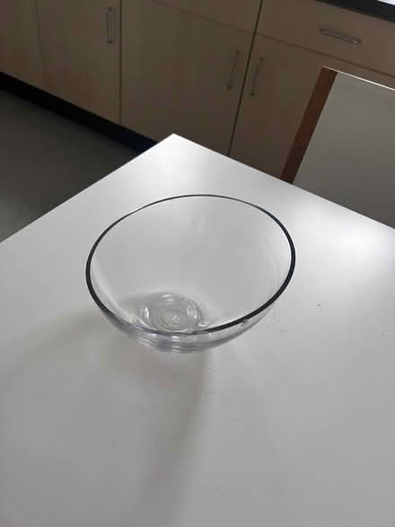 Photo of free Asymmetrical glass friut bowl (Hoxton) #2