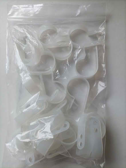 Photo of free Plastic pipe brackets (Spring Grove TW7) #2