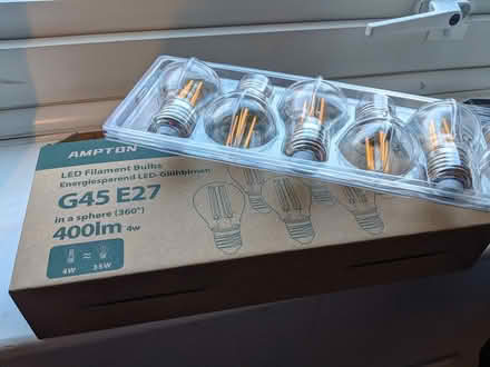 Photo of free 4w E27 LED filament bulb x 6 (Stalybridge, SK15) #1