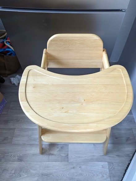 Photo of free Wooden high chair (M21 Chorlton) #1