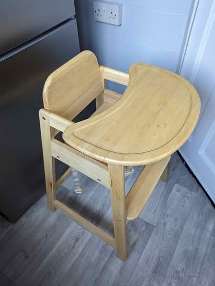 Photo of free Wooden high chair (M21 Chorlton) #3