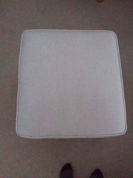Photo of free 2 Seat cushions, cream, 60x55x15 (Helensburgh G84) #1