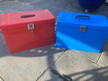 Photo of free Sturdy metal filing boxes (Melbourne CM1) #1