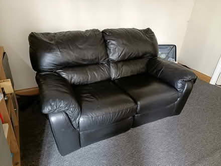 Photo of free 2 seater leather Sofa (Kenilworth) #1
