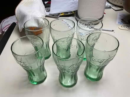 Photo of free 6 Tall Coke Glasses (South Brunswick Fresh Ponds) #1