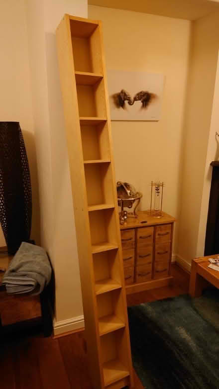 Photo of free Tall cd rack (Stowmarket) #1