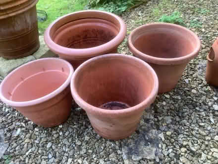 Photo of free Large plastic plant pots (Burleigh GL5) #1