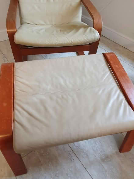 Photo of free 2 x IKEA POANG CHAIRS & Footstool (Christleton CH3) #2
