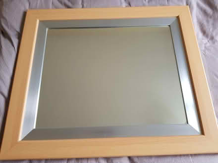 Photo of free Beech and chrome mirror (Letchworth garden city SG6) #1